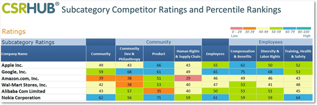 CSRHub Dashboard