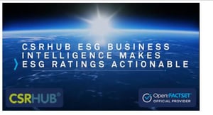 CSRHub ESG Business Intelligence